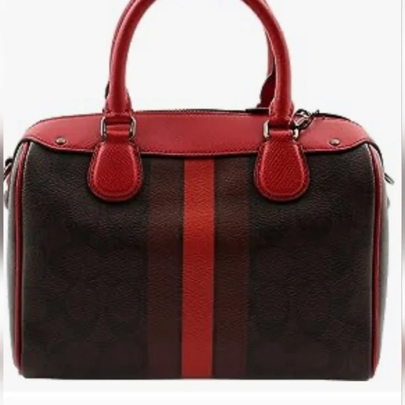 Coach Cherry Signature Small Satchel Bag  *RARE* - Picture 8 of 9